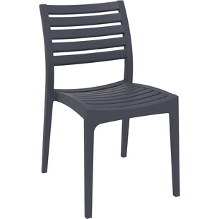 Krzesło ogrodowe ażurowe Ares ciemnoszare marki Siesta