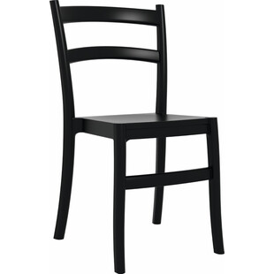 Krzesło z tworzywa TIFFANY czarne marki Siesta