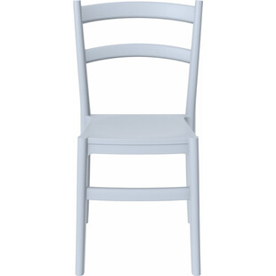 Krzesło z tworzywa TIFFANY srebrnoszare marki Siesta