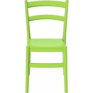 Krzesło z tworzywa TIFFANY zielone tropikalne marki Siesta