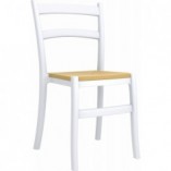 Krzesło z tworzywa TIFFANY-S białe marki Siesta