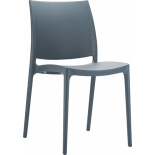 Krzesło plastikowe MAYA ciemnoszare marki Siesta