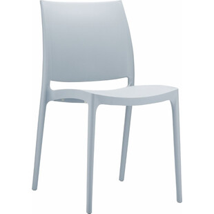 Krzesło plastikowe MAYA srebrnoszare marki Siesta