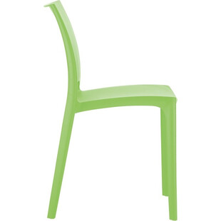 Krzesło plastikowe MAYA zielone tropikalne marki Siesta