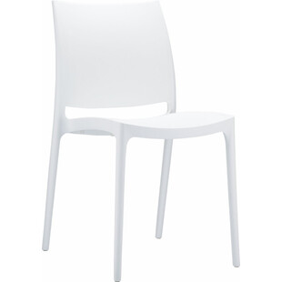 Krzesło plastikowe MAYA białe marki Siesta