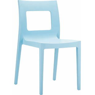 Krzesło z tworzywa LUCCA jasno niebieskie marki Siesta