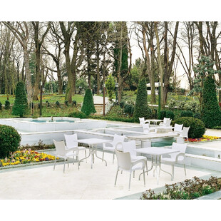 Krzesło ogrodowe z podłokietnikami Romeo jasne zielone marki Siesta