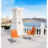 Krzesło ogrodowe plastikowe VITA białe marki Siesta