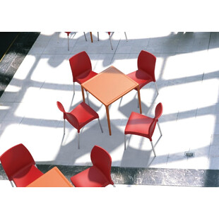 Krzesło ogrodowe plastikowe VITA ciemnoszare marki Siesta