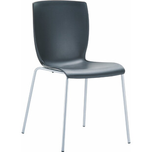 Krzesło konferencyjne plastikowe MIO czarne marki Siesta