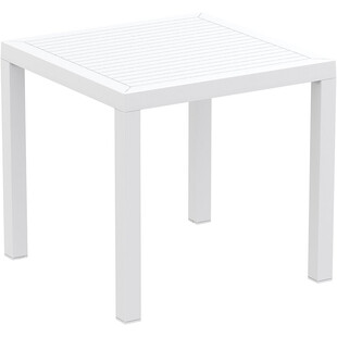 Stół ogrodowy plastikowy Ares 80x80 biały marki Siesta