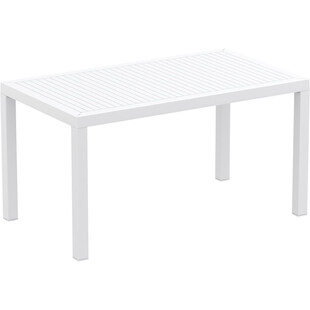 Stół ogrodowy Ares 140x80 biały marki Siesta