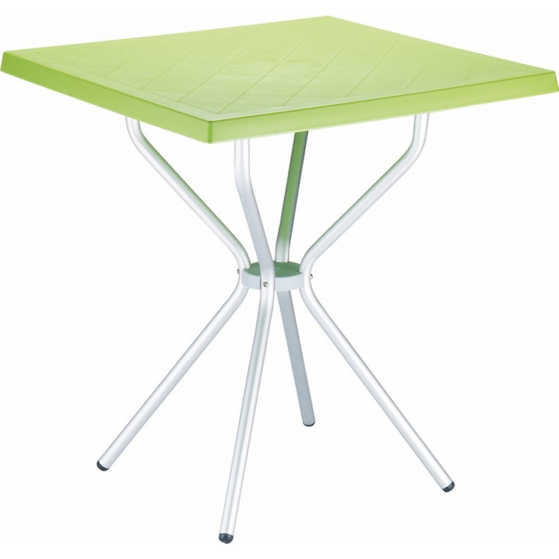 Stół ogrodowy plastikowy Sortie 70x70 jasny zielony marki Siesta