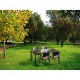 Krzesło ogrodowe rattanowe Verona brązowe marki Siesta