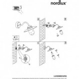 Kinkiet ogrodowy latarnia Luxembourg Czarny marki Nordlux