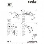 Kinkiet ogrodowy latarnia Luxembourg Miedziany marki Nordlux