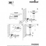 Kinkiet ogrodowy latarnia Phoenix Miedziany marki Nordlux