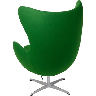 Fotel obrotowy Jajo zielony kaszmir Premium marki D2.Design