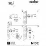Kinkiet ogrodowy latarnia Nibe Miedziany marki Nordlux