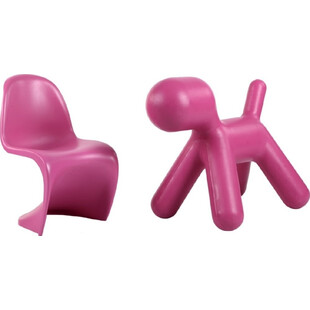 Krzesełko dziecięce Balance różowe marki D2.Design