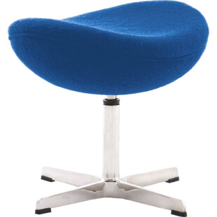 Podnóżek do fotela Jajo kaszmirowy niebieski Premium marki D2.Design