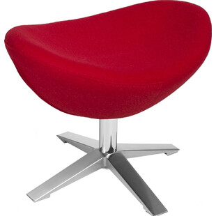 Podnóżek do fotela Jajo szeroki wełna czerwona marki D2.Design