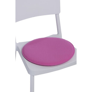 Poduszka dekoracyjna na krzesło okrągła różowa marki D2.Design