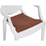 Poduszka dekoracyjna na krzesło Royal pomarańczowa/melanż marki D2.Design
