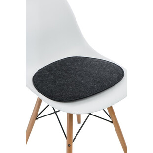 Poduszka na krzesło Side Chair ciemno szara marki D2.Design