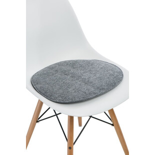 Poduszka na krzesło Side Chair jasna szara marki D2.Design