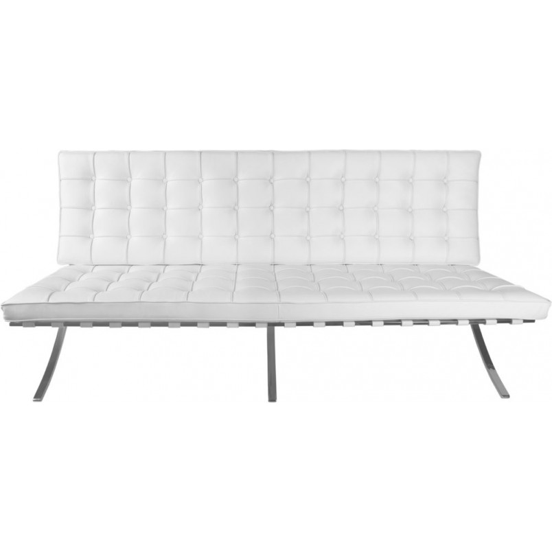 Sofa skórzana pikowana 2 os. BA2 150 biała marki D2.Design