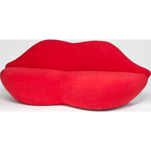 Sofa tapicerowana Usta 196 czerwona marki D2.Design
