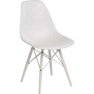 Krzesło skandynawskie z tworzywa P016W PP białe marki D2.Design
