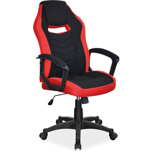 Fotel komputerowy dla gracza Camaro czerwony/czarny marki Signal