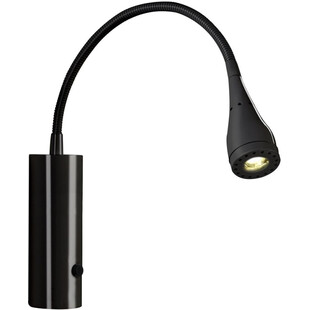 Kinkiet minimalistyczny z włącznikiem Mento LED Czarny marki Nordlux
