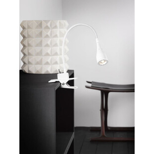Lampka Klips minimalistyczna Mento LED Biała marki Nordlux