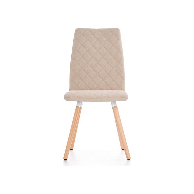 Krzesło tapicerowane pikowane K282 beżowe marki Halmar