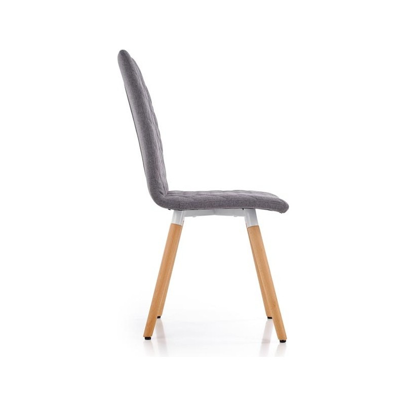 Krzesło tapicerowane pikowane K282 popielate marki Halmar