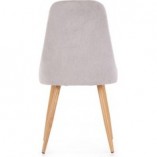 Krzesło tapicerowane K285 jasno popielate marki Halmar