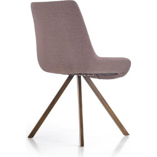 Krzesło tapicerowane K290 popielato/złoto antyczne marki Halmar