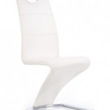 Krzesło nowoczesne z ekoskóry K291 białe marki Halmar