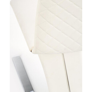 Krzesło nowoczesne z ekoskóry K291 białe marki Halmar