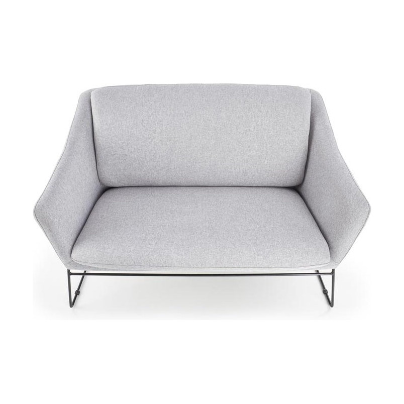 Sofa tapicerowana Soft 125 czarny/jasny popiel marki Halmar