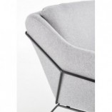 Sofa tapicerowana Soft 125 czarny/jasny popiel marki Halmar