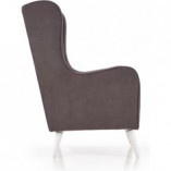 Fotel wypoczynkowy tapicerowany CHESTER ciemno popielaty marki Halmar