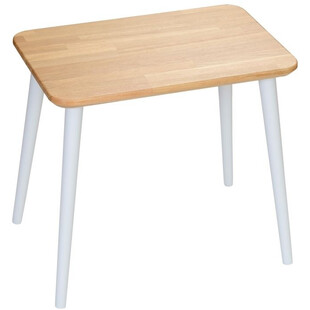 Prostokątny stolik dziecięcy drewniany Modern Oak szary 41 marki MoonWood
