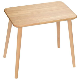 Prostokątny stolik dziecięcy drewniany Modern Oak buk 41 marki MoonWood