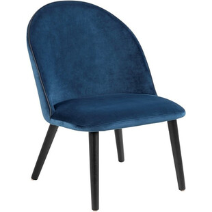 Krzesło welurowe Manley niebieskie marki Actona