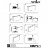 Kinkiet zewnętrzny elewacyjny Kinver LED Biały marki Nordlux