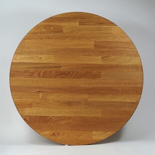 Stół drewniany okrągły na jednej nodze Puro II Wood 70 dąb/czarny marki Signal